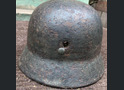 Wehrmacht helmet M35 / from Stalingrad