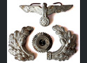 Visor cap cockade badge and eagle / from Stalingrad