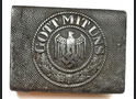 Wehrmacht belt buckle "Gott mit Uns" / from Stalingrad