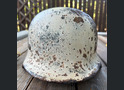 Winter camo helmet M40 / from Leningrad