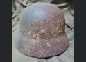 Waffen SS helmet M35 / from Rzhev