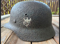 Wehrmacht helmet M40 / from Novgorod