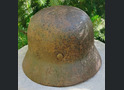 Waffen SS helmet M35 DD / from Novgorod