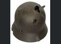 Waffen SS helmet M40 / from Karelia