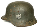 Wehrmacht helmet M40 / from Stalingrad