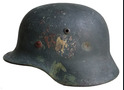 Waffen SS helmet M35 DD / from Stalingrad