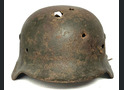 Wehrmacht helmet M40 / from Stalingrad