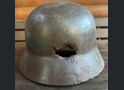 German helmet M40 / from Stalingrad