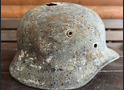 German helmet M40 / from Murmansk