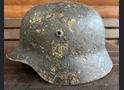 Wehrmacht helmet M40 / from Stalingrad