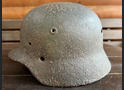 German helmet M40 / from Stalingrad