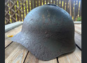 Soviet helmet SSh36 / from Stalingrad 