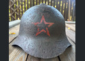 Soviet helmet SSh36 / from Stalingrad 