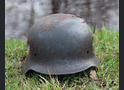 Wehrmacht helmet M35 DD / from Leningrad