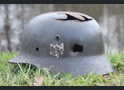 Wehrmacht helmet M35 DD / from Leningrad