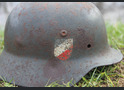 Wehrmacht helmet M35 DD / from Leningrad