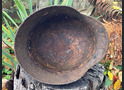 Waffen SS helmet M40 / from Rzhev