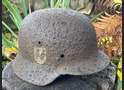 Waffen SS helmet M40 / from Rzhev