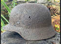 Waffen SS helmet M40 / from Rzhev