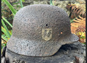 Waffen SS helmet M40 / from Rzhev