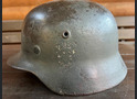 Wehrmacht helmet M40 / from Stalingrad