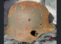 Wehrmacht helmet M40 / from Leningrad