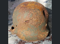 Wehrmacht helmet M40 / from Leningrad