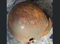 Wehrmacht helmet M40 / from Leningrad