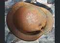 Wehrmacht helmet M40 / from Leningrad