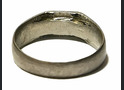 German silver initials ring / from Kursk