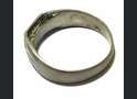 German silver initials ring / from Kursk