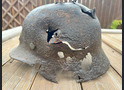 Waffen SS helmet M35 / from Demyansk