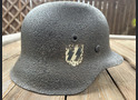 Waffen SS helmet M42 / from Demyansk