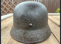 Waffen SS helmet M40 / from Karelia