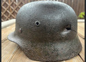 Waffen SS helmet M40 / from Karelia