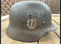 Waffen SS helmet M40 / from Karelia