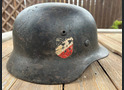 Wehrmacht helmet M35 DD / from Novgorod