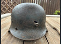 Wehrmacht helmet M40 / from Stalingrad