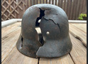 Wehrmacht helmet M40 / from Stalingrad