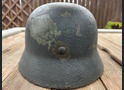 German helmet M35 / from Stalingrad