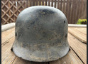 German helmet M35 / from Leningrad