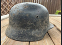 German helmet M35 / from Leningrad