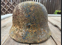 German helmet M35 / from Leningrad