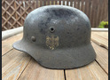 Croatian helmet M40 DD / from Stalingrad