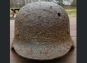 Wehrmacht helmet M40 / from Stalingrad