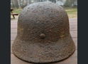 Wehrmacht helmet M40 / from Stalingrad