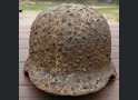 Wehrmacht helmet M40 / from Stalingrad