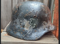 German helmet M40 / from Kalinin