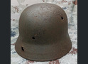 Wehrmacht helmet M40 / from Stalingrad