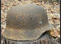 Wehrmacht helmet M40 / from Leningrad